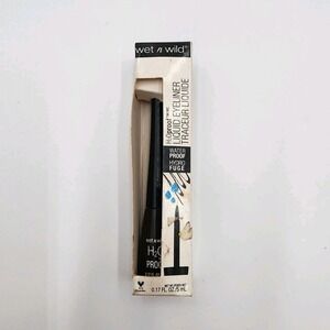 Wet n Wild H2OProof Liquid Eyeliner Dark Brown 880 Waterproof .17 Fl Oz New